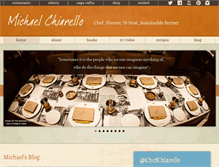 Tablet Screenshot of michaelchiarello.com
